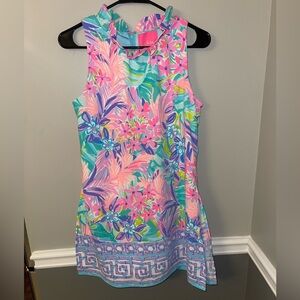 Lilly Pulitzer Floral Sleeveless Romper Dress